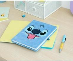 Produktbild NoName STITCH - Notebook Peluche + Stylo à Bille Lumineux - Format A5 (A5, Gepunktet, Harter Einband)