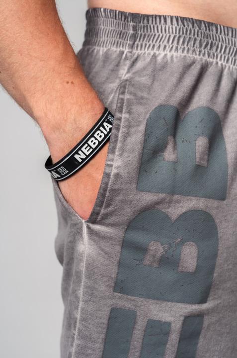 Actual product image Nebbia Washed-off Sweatshorts 367 - light grey (XXL)