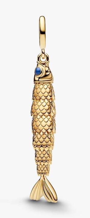 Image du produit Pandora Breloque articulée en forme de poisson (Or jaune)