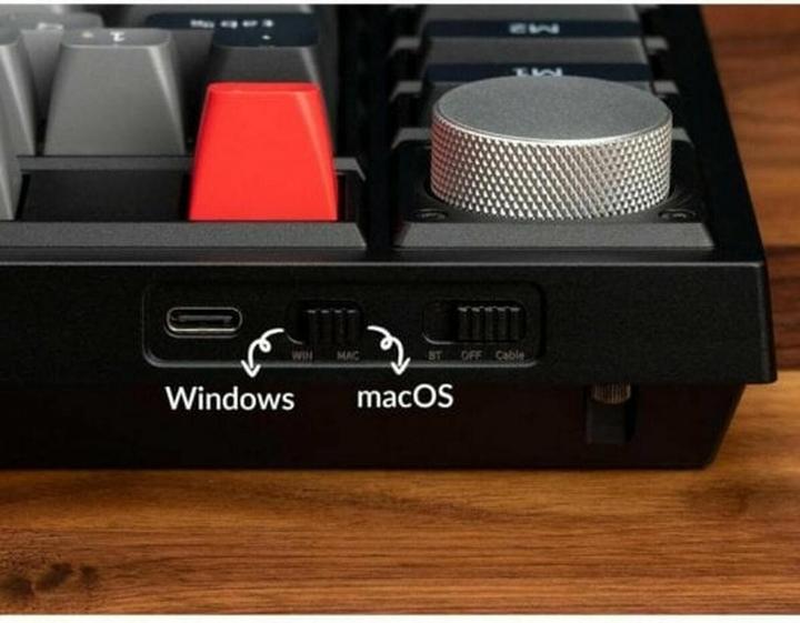 Produktbild Keychron Q3 Pro (schwarz/blaugrau, DE-Layout, K Pro Red, Hot-Swap, Aluminiumrahmen, RGB) (DE, Kabelgebunden)