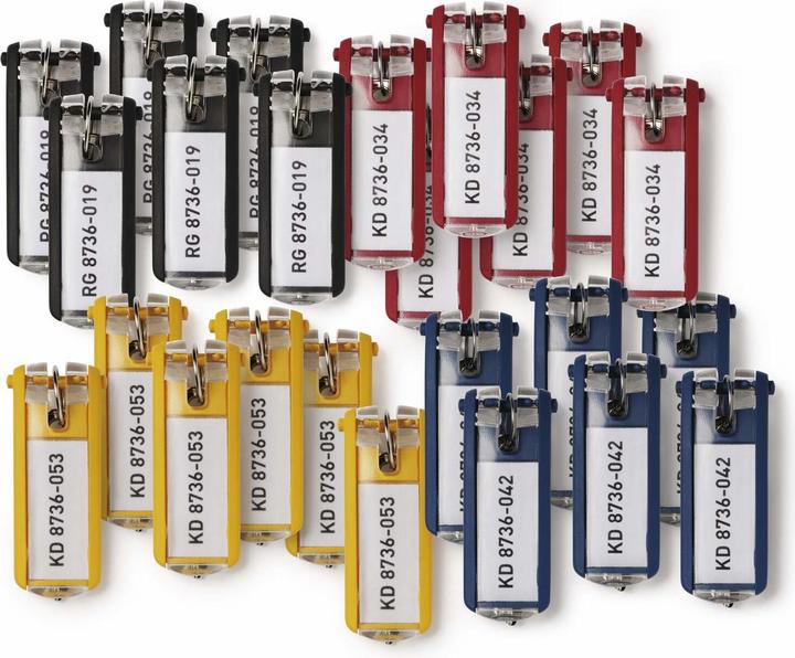 Produktbild Durable Schlsselanh„nger KEY CLIP, sortiert, Groápackung