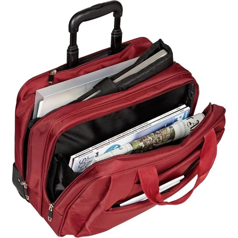Thumbnail - Dermata, Koffer, Business Trolley 47cm, Rot, (31 l, Handgepäck (bis 50l))
