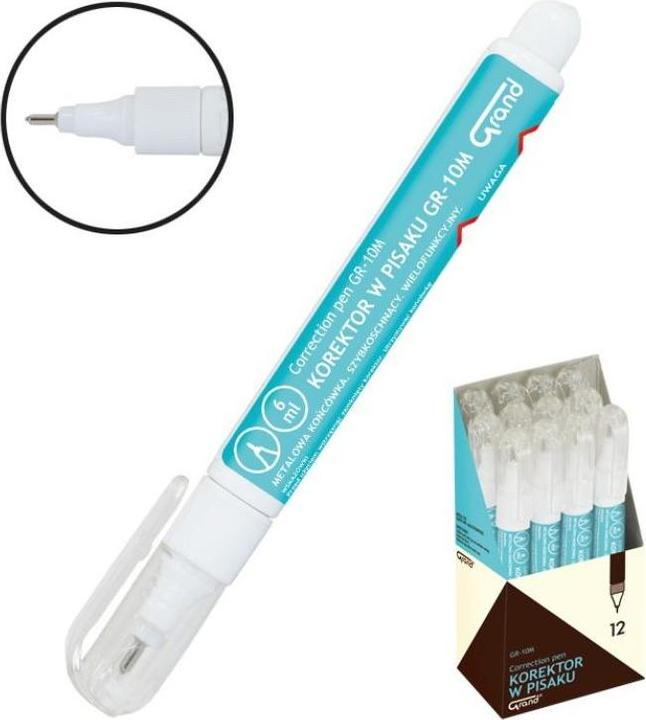 Produktbild GrandHall Korrektor mit Messer, 6 ml, 12 Stück. (151763)