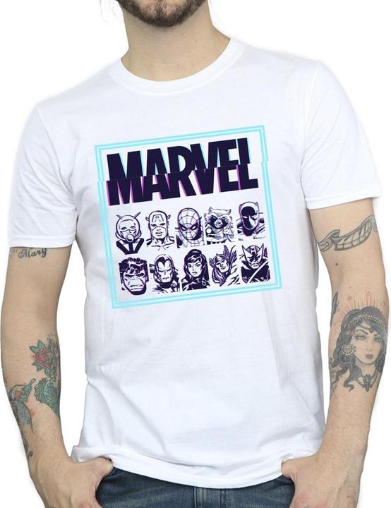 Actual product image Mens Comics Glitch T-Shirt (XXL)