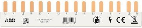 Produktbild ABB Phasenschiene FlexLine 3P+N PSX3/16N 16Pins 8 TE 10qmm 2CDL230180R1016