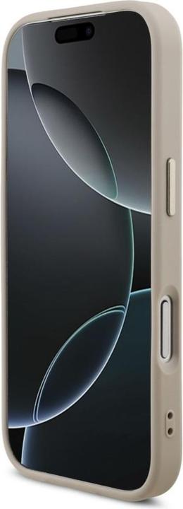 Immagine prodotto Guess Case Magsafe 4G PU Leather Case With Triangle Logo And Gold Metal Camera Frame For iPhone 17 P (Apple iPhone 17 Pro)