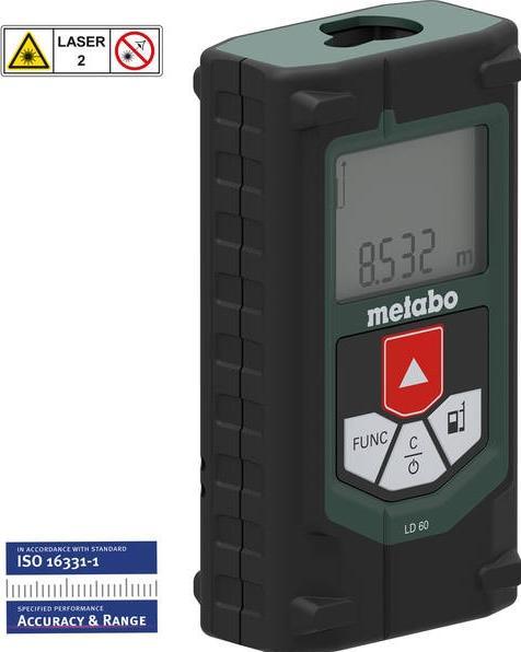 Actual product image Metabo Laser Distance Meter LD 60 Carton (60 m, 635 nm)