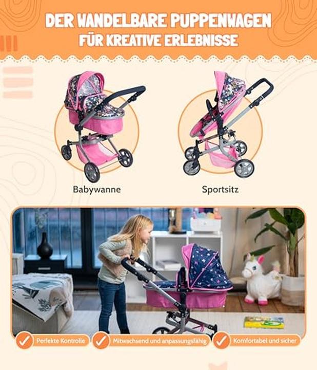 Actual product image Bayer Chic 2000 Combi doll carriage "MIKA