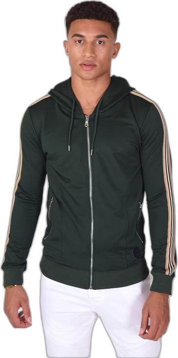 Actual product image Project X Paris hooded sweatshirt with zipper and equestrian stripes (XL)