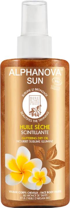 Immagine prodotto Alphanova SUN Spray Shimmering Oil olio biologico (Schiuma autoabbronzante, 125 ml)