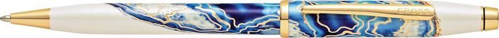 Productafbeelding Cross Twist action biros Wanderlust Malta geschenkverpakking (Wit, Blauw, 1 x)