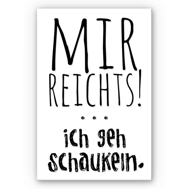 Actual product image Trenddeko I've had enough, I'm going on the swing (70 x 100 cm)