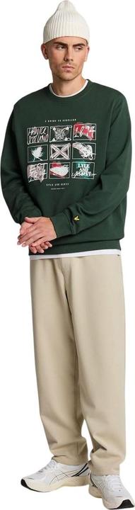 Immagine prodotto Lyle and Scott A Guide To Scotland Felpa Grafica Uomo (L)