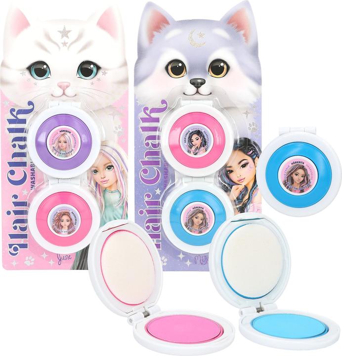 Top Model TOPModel - Hair Chalk Set - BEAUTY and ME - Purple and Pink or Pink and Blue
