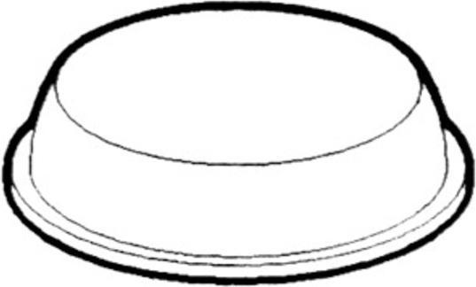 Actual product image 3M Buffer BUMPON SOFT CLEAR SJ-6512 (1 pcs.)