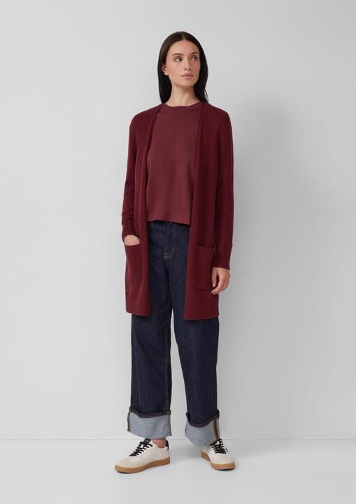 Produktbild s.Oliver Strickjacke Weiche Strickjacke mit aufgesetzten Taschen (48)