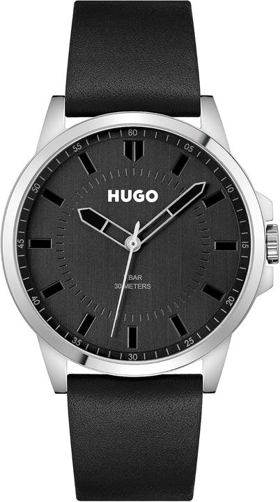 Hugo Boss Hugo First Herrenuhr 1530188 + BOX (Montre analogique, 43 mm)