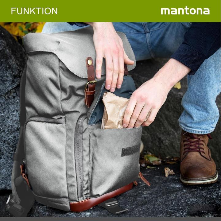 Produktbild mantona Luis junior Retro Fotorucksack (Fotorucksack)