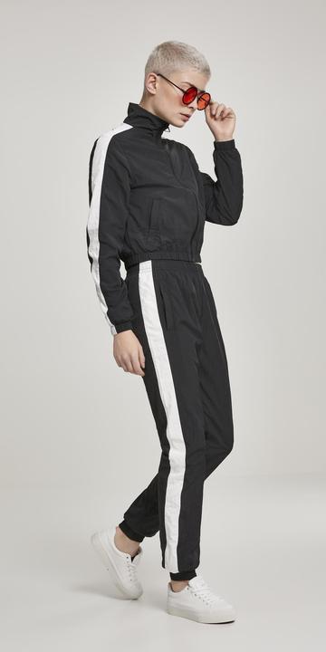 Produktbild Urban Classics Ladies Short Striped Crinkle Track Jacket (XS)