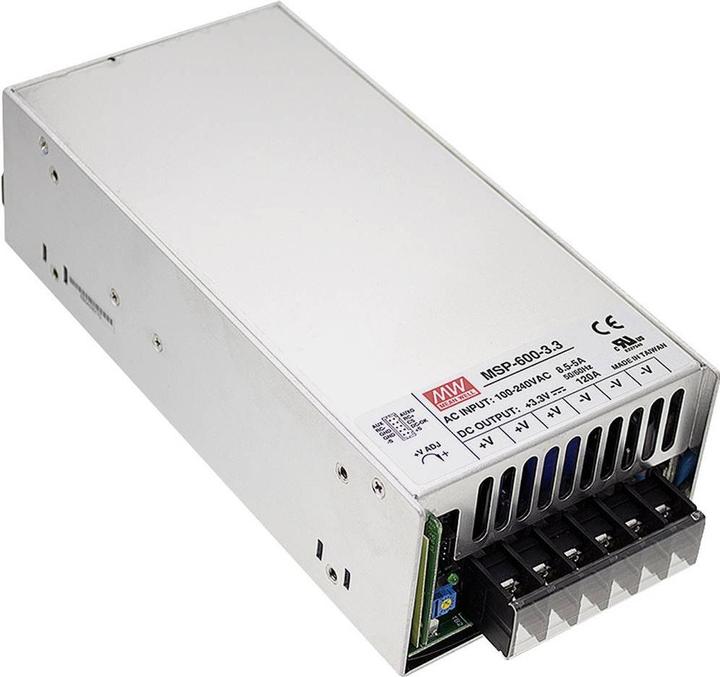 Actual product image MeanWell MEAN WELL MSP-600-3.3, 90 - 264 V, 600 W, 120 A, RoHS, 105 mm, 218 mm