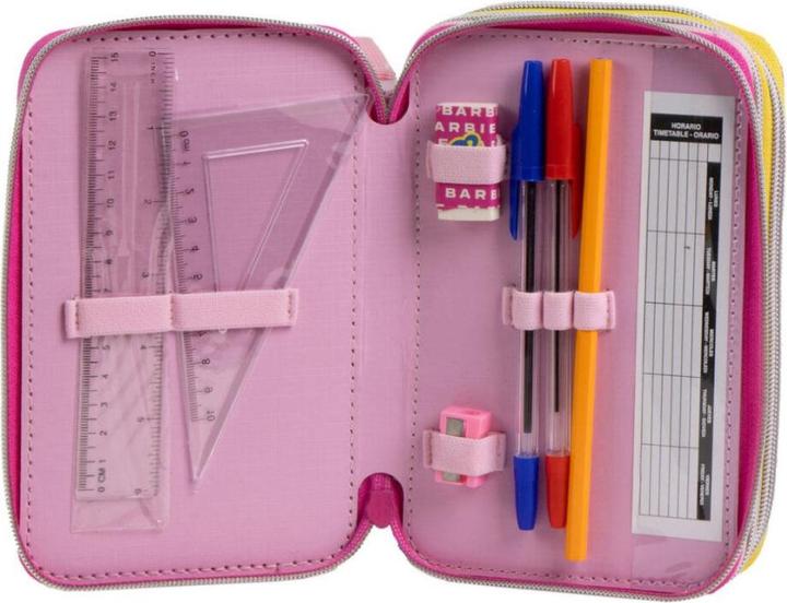 Produktbild Cerda Barbie Dreifach-Federmäppchen