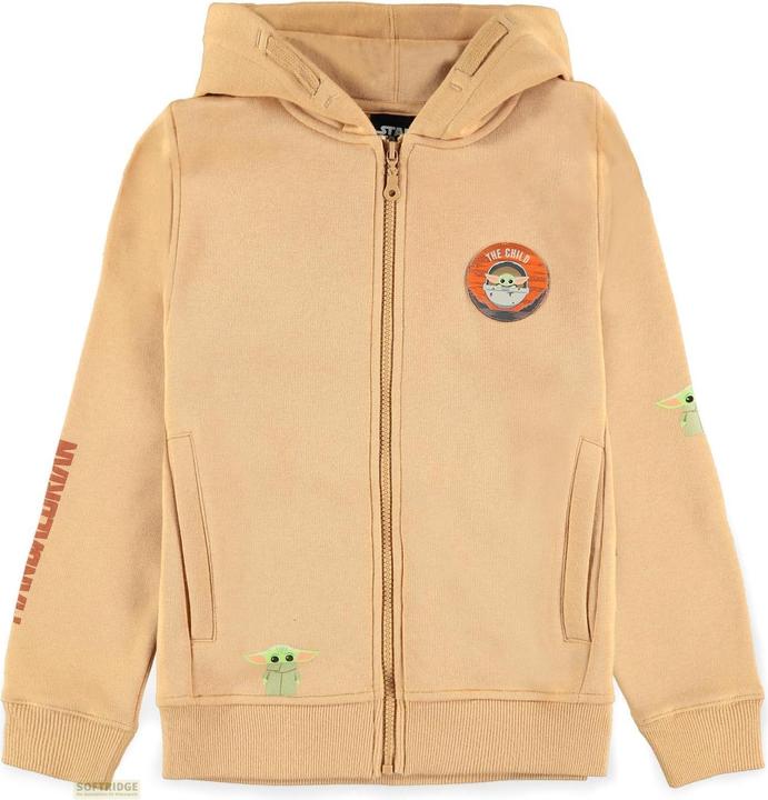 Produktbild The Mandalorian The Child Girls Zipped Hoodie (158, 164)