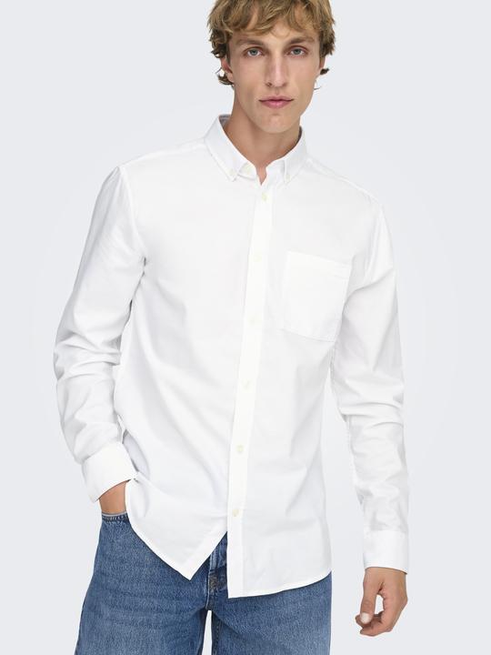 Produktbild Only & Sons Einfarbiges Langarmhemd (XS)