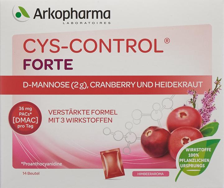Produktbild Arkopharma Cys-Control Forte D-Mannose Cranberry Heidekraut (14 Stk., Beutel, 99 g)