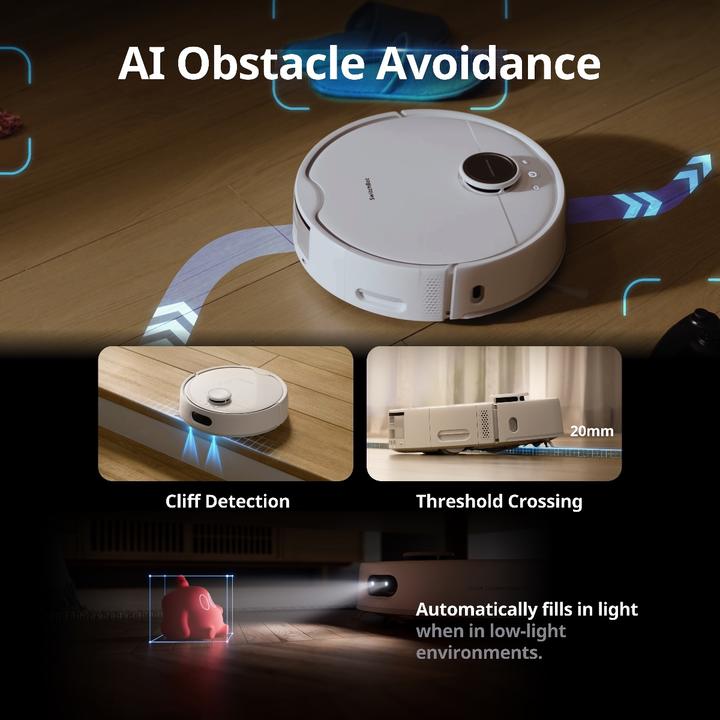 Productafbeelding SwitchBot Saugroboter S10 (6500 Pa, Wisdoekjes (roterend))