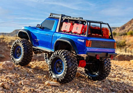 Actual product image Traxxas Trx-4 Sport High Trail M-Blue 1/10 4wd Scale-Crawler Rtr Brushed, Without Battery And Charger (RTR Ready-to-Run)