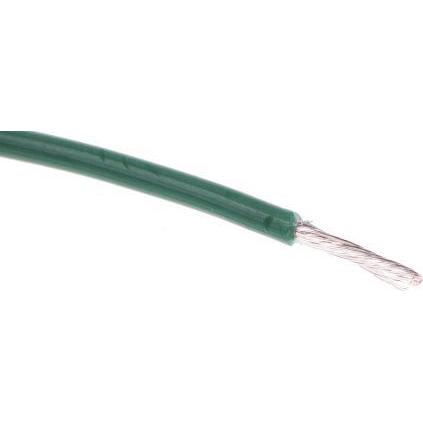Rs Pro, Kabelleitung, UL3266 Hook-up wire 24AWG Green 100m (100 m)