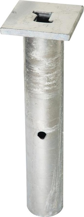 Actual product image Moravia Ground socket for PARAT B post For setting in concrete, galvanised
