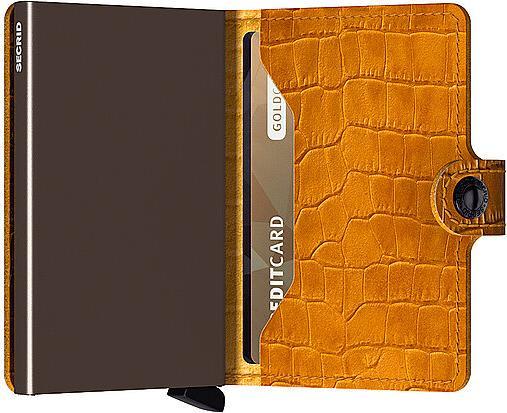 Actual product image Secrid Mini Wallet Cleo Ochre-Brown