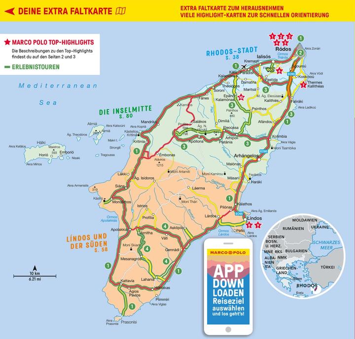Actual product image Reiseführer Rhodos (German, Klaus Bötig, 2023)
