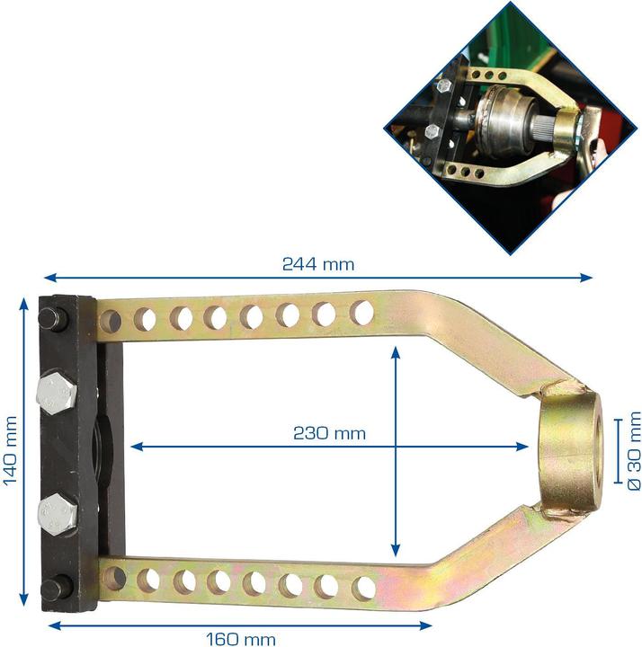 Actual product image Brilliant Tools Puller for constant velocity joint