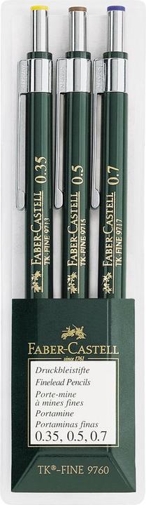 Faber-Castell Cas de 3 TK-Fine (0.70 mm, HB, 3 x)
