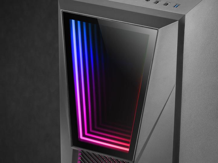 Produktbild Mars Gaming Boitier Moyen Tour Atx Mc777 RGB Avec Panneau Vitré (Noir) (ATX, Mini-ITX)