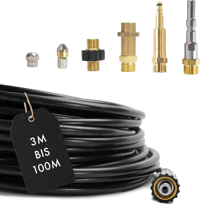 Produktbild M&M Smartek Rohrreinigungsschlauch Set PROFESSIONAL