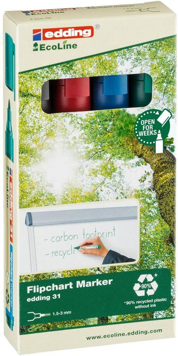 Produktbild Edding Flipchart Marker 3000 (4x)