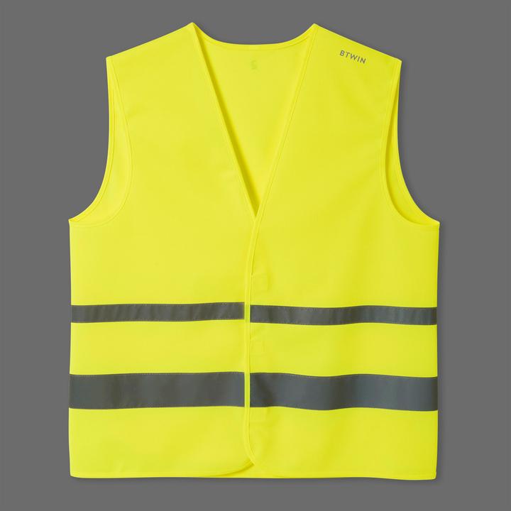 Image du produit Btwin Vélo Gilet de sécurité haute visibilité Polyester (L, M)