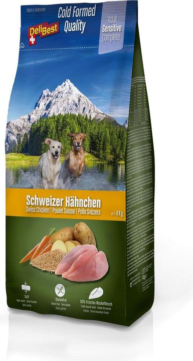 Image du produit DeliBest Dog Adult Premium Complete Sensitive Poulet suisse (Adulte, 1 pcs, 4000 g)