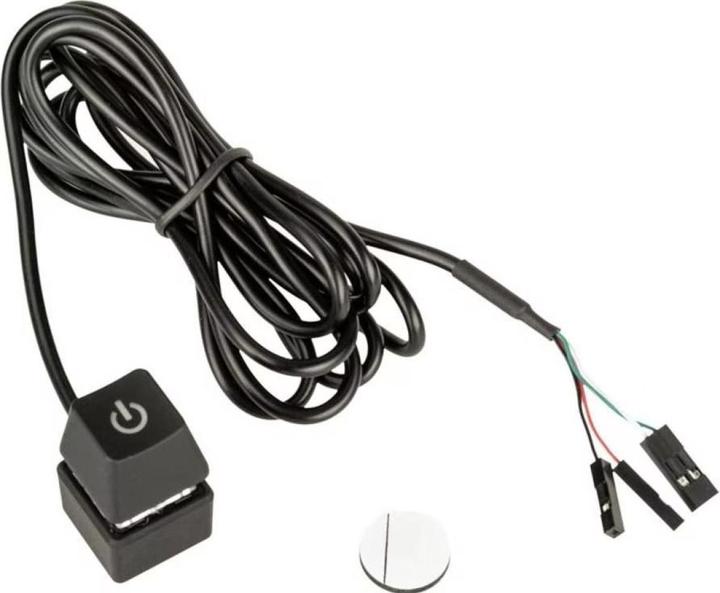 Produktbild PowerGuard Mainboard Key Cap Power Switch On-Off Schalter für ATX Mainboards
