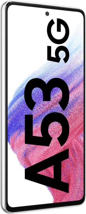Produktbild Samsung Galaxy A53 5G EU (256 GB, Awesome White, 6.50", Dual SIM, 5G)