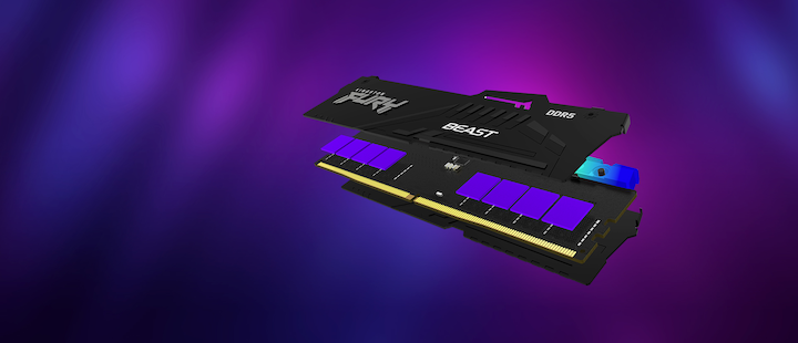 Produktbild Kingston 64GB DDR5 6000MT/S CL30 DIMM (2 x 32GB, 6000 MHz, DDR5-RAM, DIMM)