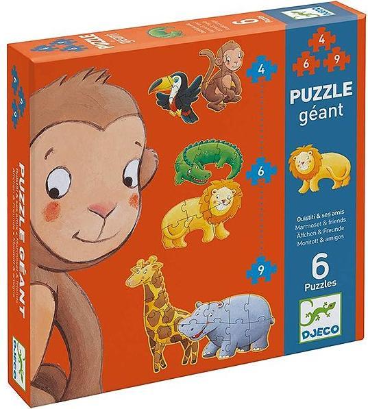 Djeco Marmoset et ses amis (6 pièces)