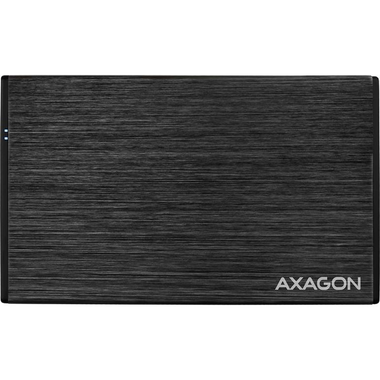 Thumbnail - Axagon EE25-XA externes 2,5"-Gehäuse, USB 2.0 / SATA III - USB-A (2.5"), Festplattengehäuse, Schwarz