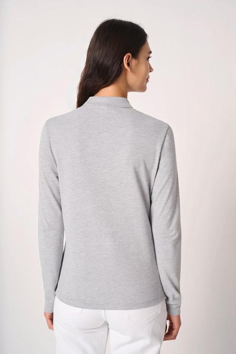 Produktbild iDeal Basic Polo-Shirt, langarm, Damen (S)