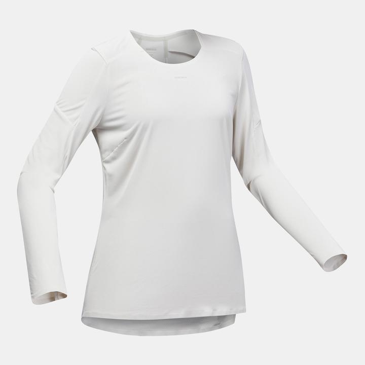 Quechua T-shirt de randonnée femme manches longues - MH500
