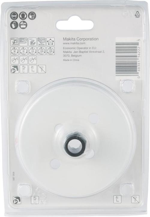 Actual product image Makita EZYCHANGE BIM hole saw 95mm (9.5 centimetres)