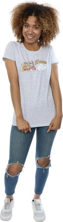 Produktbild The Flintstones Family Car Distressed TShirt (XL)